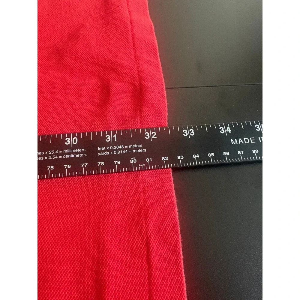Polo Ralph Lauren Men 2XB Red Pique Short Sleeve Pony Logo Polo Shirt Big & Tall